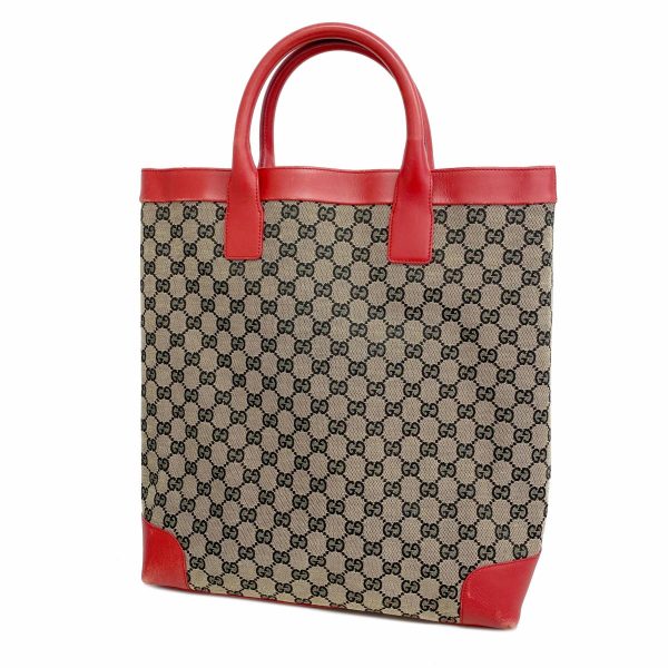 1240001052870 1 Gucci GG Tote Bag Beige Red