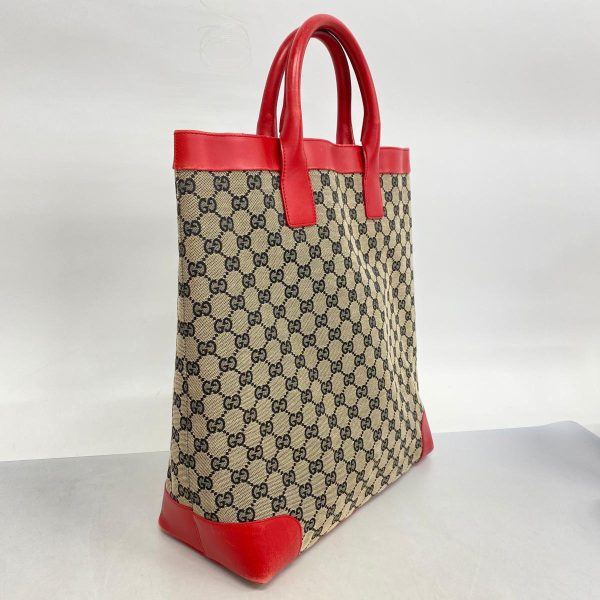 1240001052870 2 Gucci GG Tote Bag Beige Red