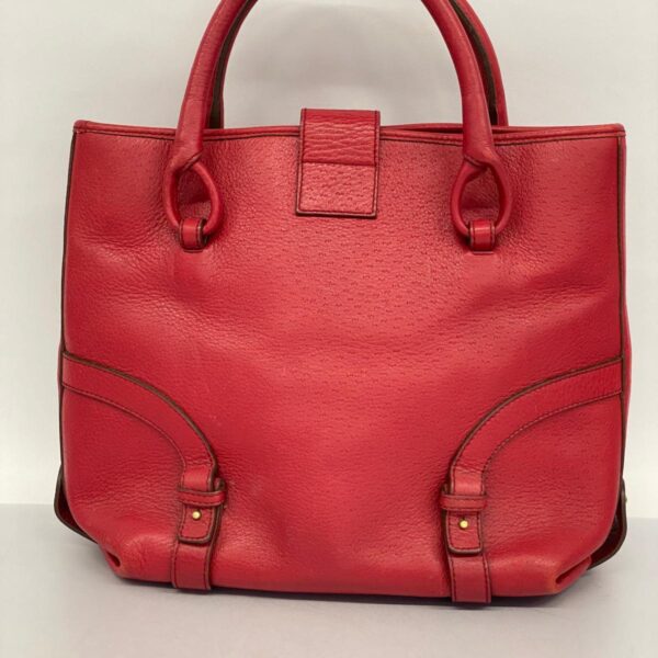 1240001052898 12 Salvatore Ferragamo Gancini Handbag Red