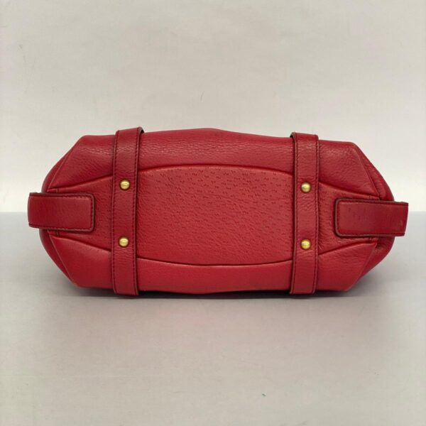 1240001052898 3 Salvatore Ferragamo Gancini Handbag Red