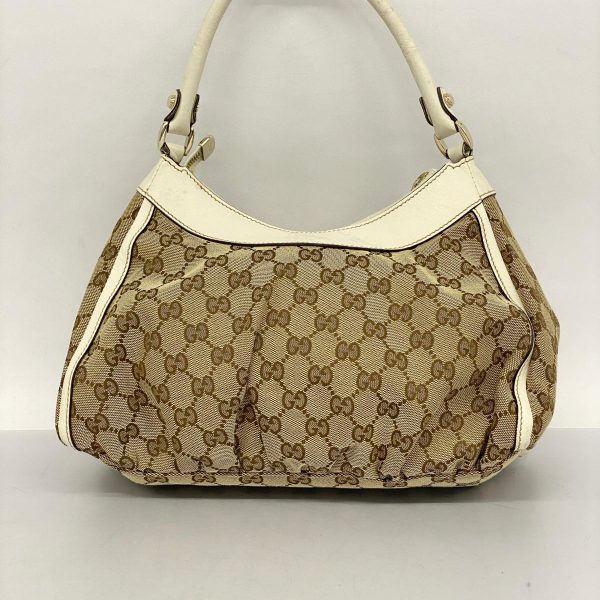 1240001052900 12 Gucci Abby GG Handbag Beige White