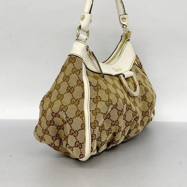 1240001052900 2 Gucci Abby GG Handbag Beige White