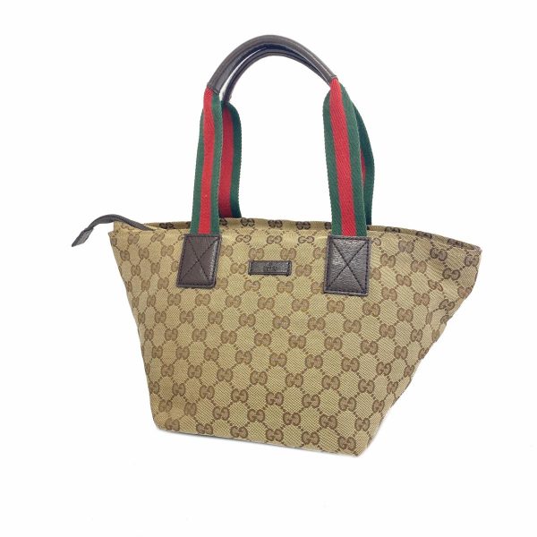 1240001052969 1 Gucci Sherry Line GG Handbag Brown Beige