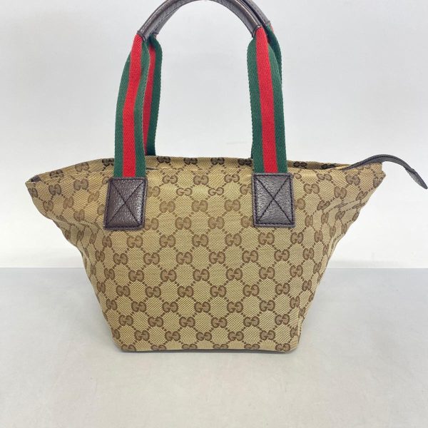 1240001052969 13 Gucci Sherry Line GG Handbag Brown Beige