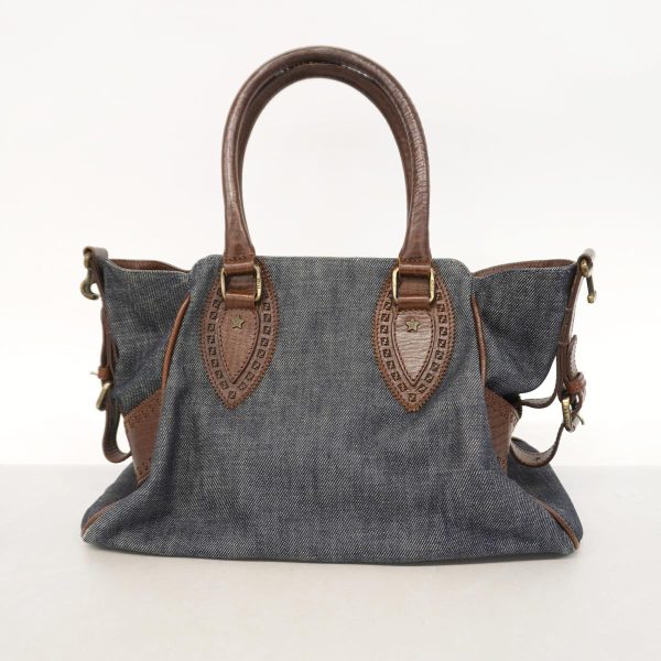 1240001053056 11 Fendi Denim Tote Bag Brown Blue