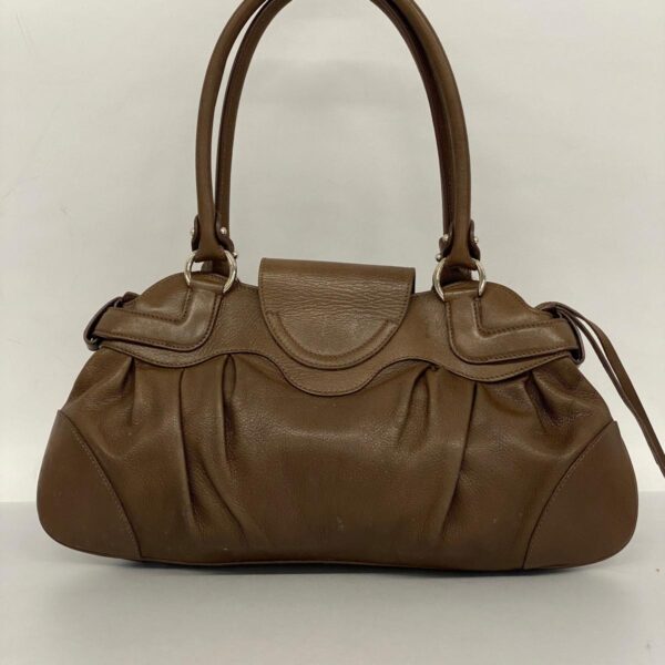 1240001053067 15 Salvatore Ferragamo Gancini Handbag Brown