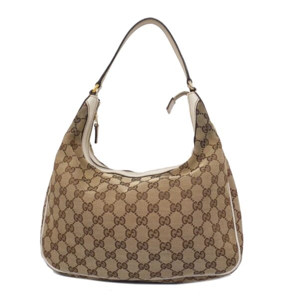 1240001053076 1 Gucci GG Shoulder Bag Ivory Brown