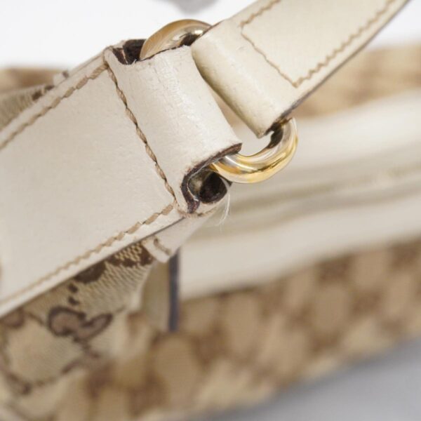 1240001053076 10 Gucci GG Shoulder Bag Ivory Brown