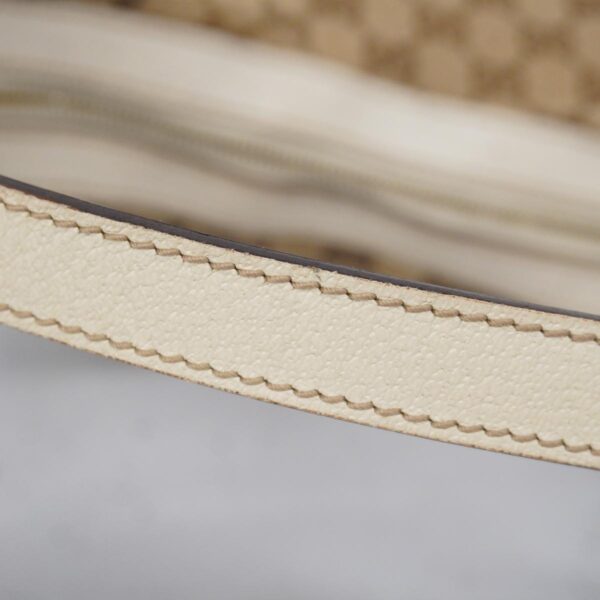 1240001053076 13 Gucci GG Shoulder Bag Ivory Brown