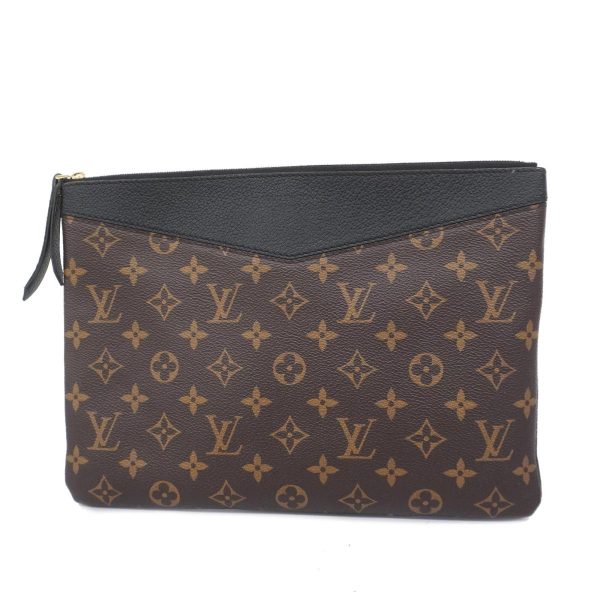 1240001053085 1 Louis Vuitton Daily Pouch Clutch Bag Noir Black