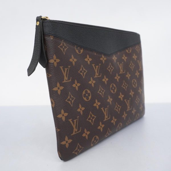 1240001053085 2 Louis Vuitton Daily Pouch Clutch Bag Noir Black