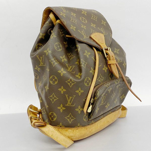 1240001053099 2 Louis Vuitton Monsouris MM Monogram Rucksack Brown