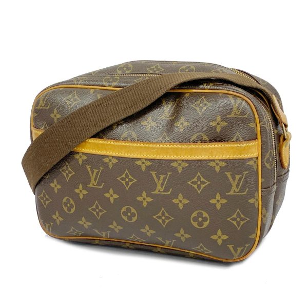 1240001053100 1 Louis Vuitton Reporter PM Monogram Shoulder Bag Brown