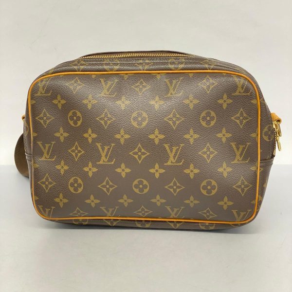 1240001053100 15 Louis Vuitton Reporter PM Monogram Shoulder Bag Brown