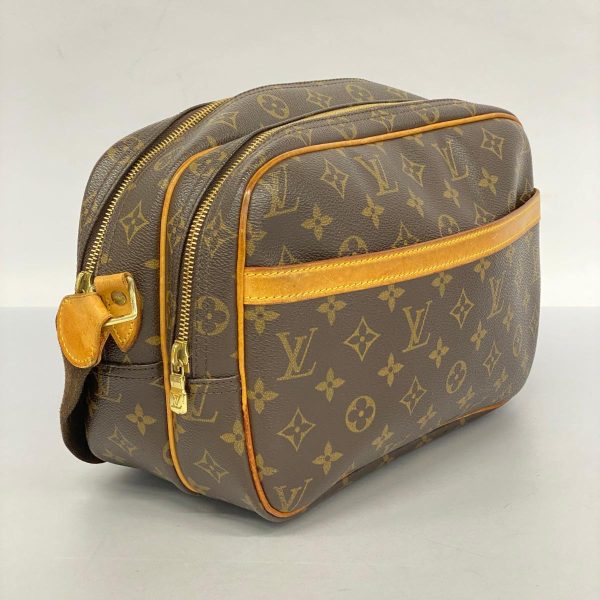 1240001053100 2 Louis Vuitton Reporter PM Monogram Shoulder Bag Brown