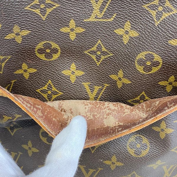 1240001053110 8 Louis Vuitton Daneuve GM Monogram Shoulder Bag Brown