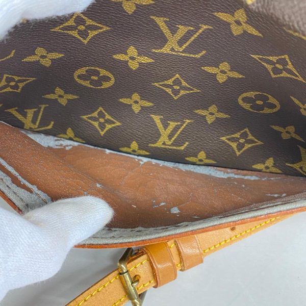 1240001053111 11 Louis Vuitton Genefeuille PM Monogram Shoulder Bag Brown