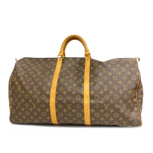 1240001053124 1 Louis Vuitton Keepall 60 Monogram Bag Brown