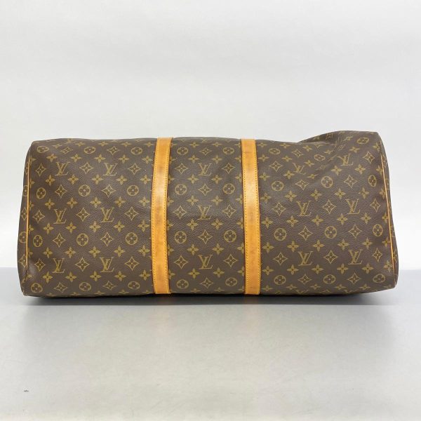 1240001053124 3 Louis Vuitton Keepall 60 Monogram Bag Brown