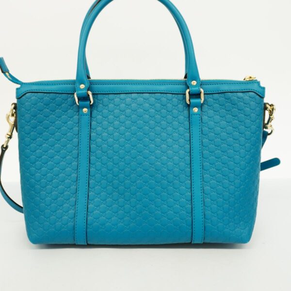 1240001053137 14 Gucci Micro Guccisima 2Way Bag Blue