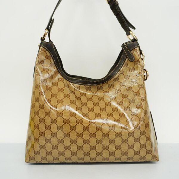 1240001053138 15 Gucci GG Crystal Shoulder Bag Brown