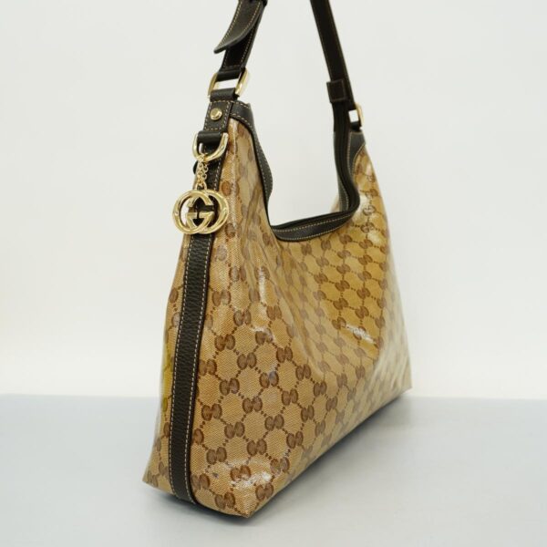 1240001053138 2 Gucci GG Crystal Shoulder Bag Brown