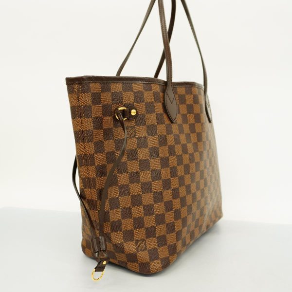 1240001053140 2 Louis Vuitton Neverfull MM Damier Tote Bag Ebene Rose Ballerine