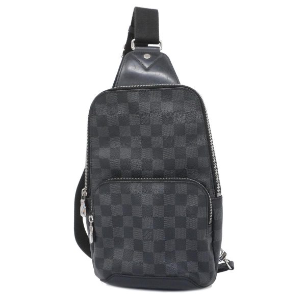 1240001053165 1 Louis Vuitton Avenue Sling Bag Damier Graphite Body Bag Black