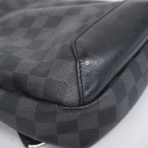 1240001053165 11 Louis Vuitton Avenue Sling Bag Damier Graphite Body Bag Black