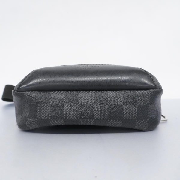 1240001053165 3 Louis Vuitton Avenue Sling Bag Damier Graphite Body Bag Black