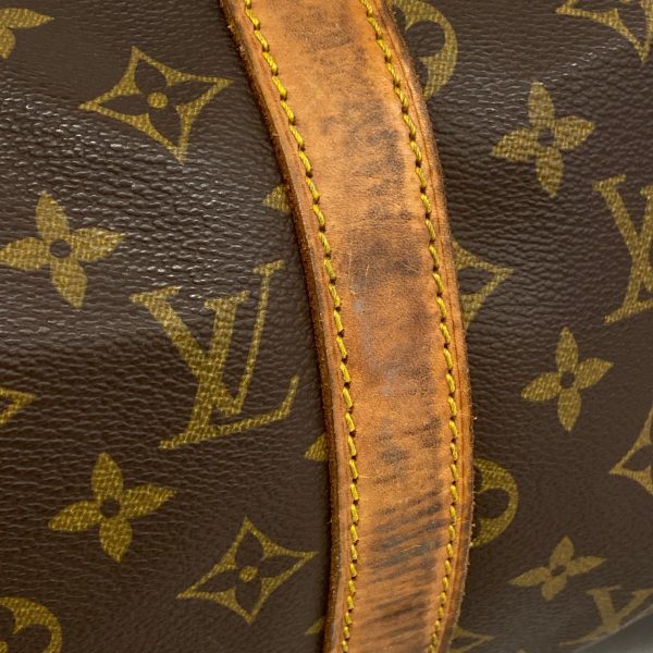 1240001053175 13 Louis Vuitton Keepall 50 Monogram Bag Brown