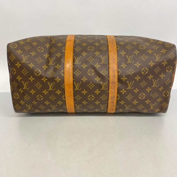 1240001053175 3 Louis Vuitton Keepall 50 Monogram Bag Brown