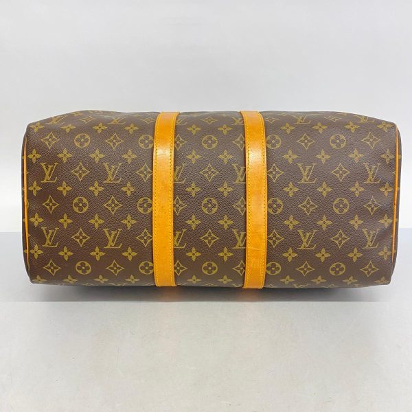 1240001053176 3 Louis Vuitton Keepall 45 Monogram Bag Brown