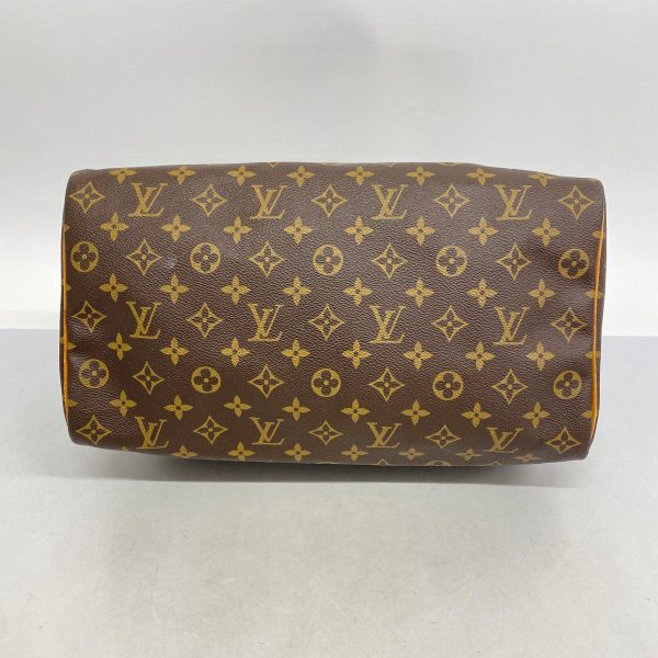 1240001053179 3 Louis Vuitton Speedy 35 Monogram Handbag Brown