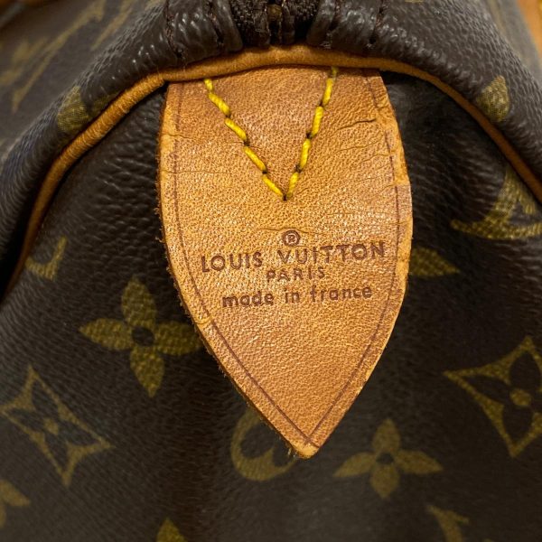 1240001053179 5 Louis Vuitton Speedy 35 Monogram Handbag Brown