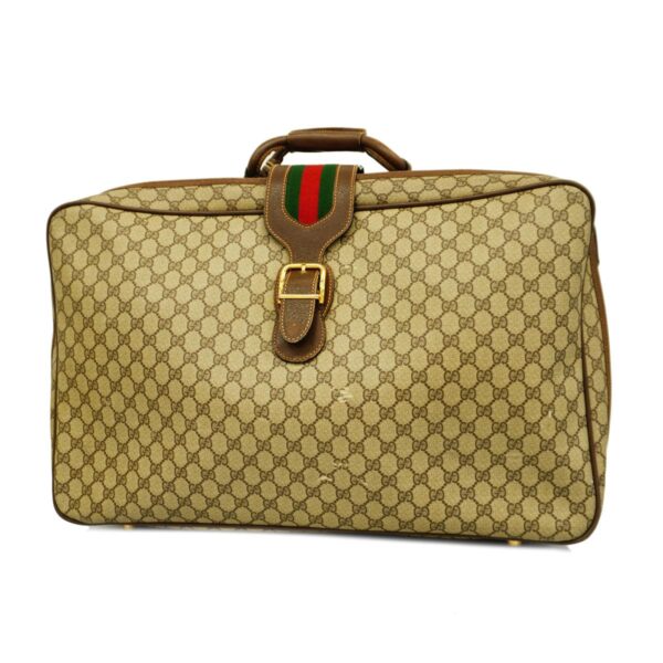 1240001053185 1 Gucci GG Supreme Sherry Line Bag Brown