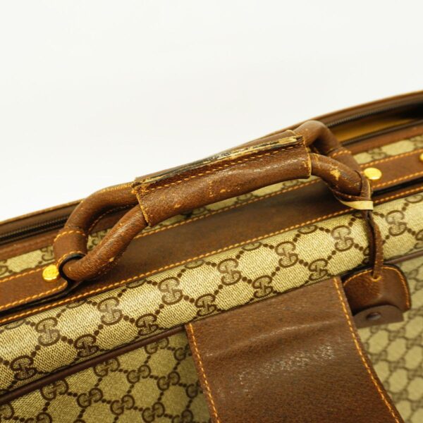 1240001053185 9 Gucci GG Supreme Sherry Line Bag Brown