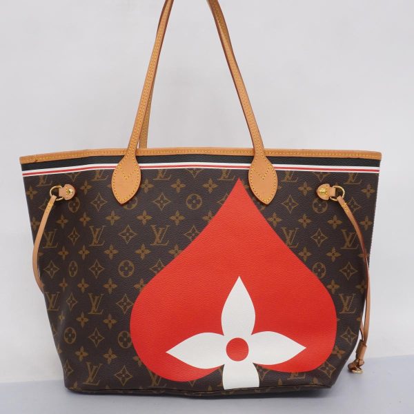 1240001053197 16 Louis Vuitton Neverfull MM Game On Monogram Tote Bag Brown