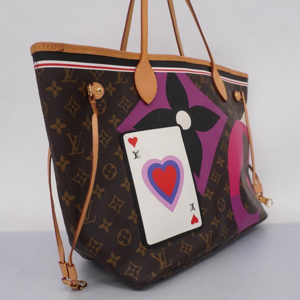 1240001053197 2 Louis Vuitton Neverfull MM Game On Monogram Tote Bag Brown