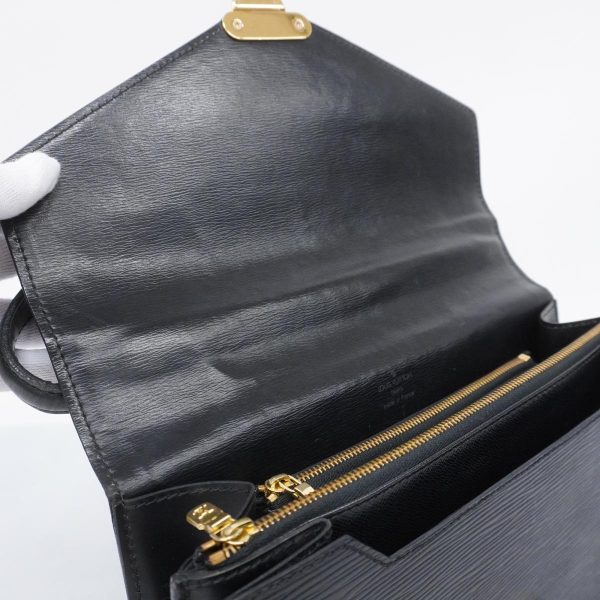 1240001053199 14 Louis Vuitton Concorde Epi Handbag Noir