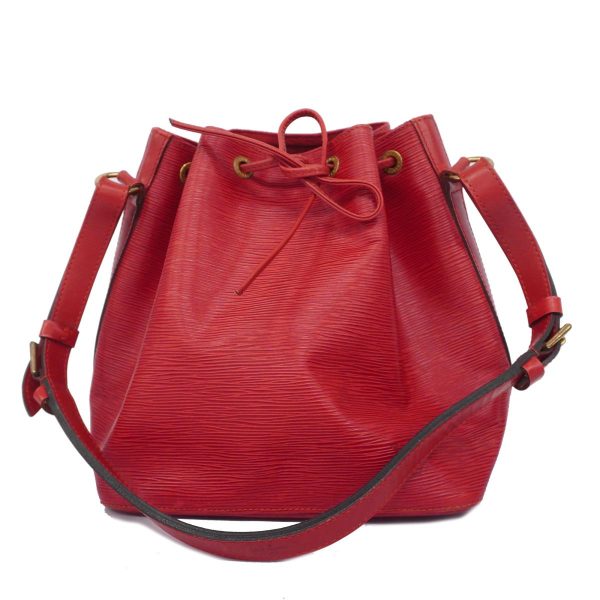 1240001053201 1 Louis Vuitton Petit Noe Epi Shoulder Bag Castilian Red