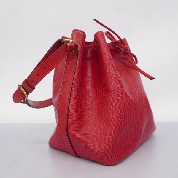 1240001053201 2 Louis Vuitton Petit Noe Epi Shoulder Bag Castilian Red