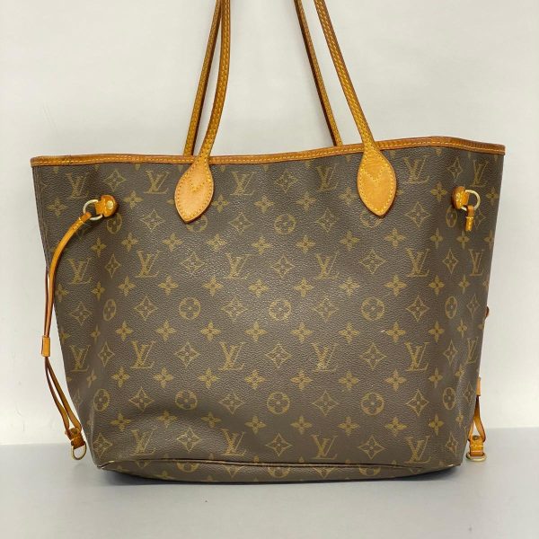 1240001053207 14 Louis Vuitton Neverfull MM Monogram Tote Bag Brown