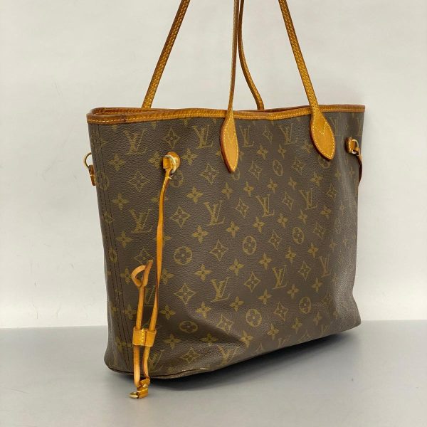 1240001053207 2 Louis Vuitton Neverfull MM Monogram Tote Bag Brown