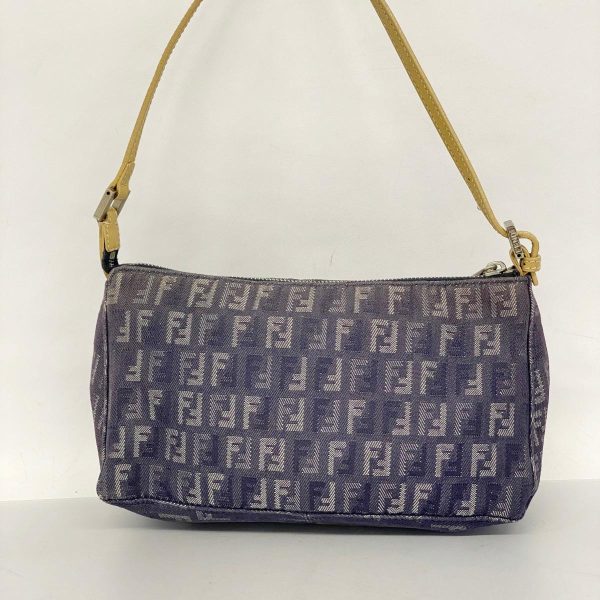 1240001053211 12 Fendi Zucchino Handbag Blue