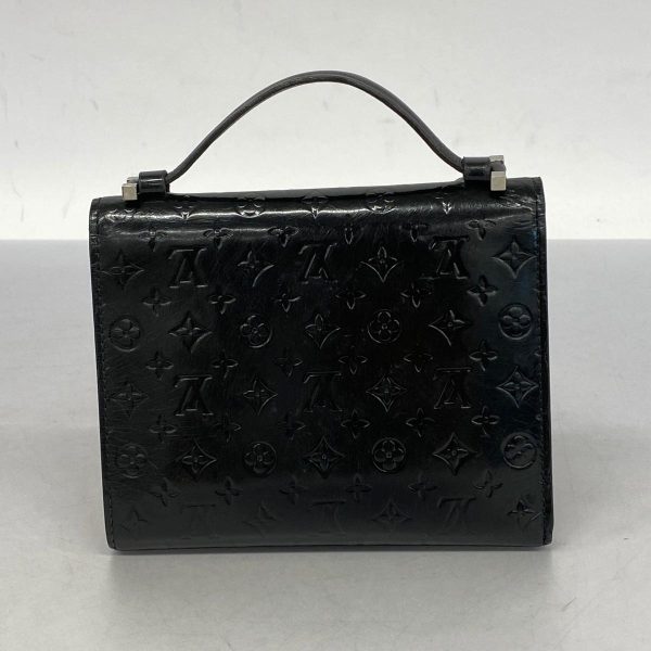 1240001053216 15 Louis Vuitton Anoushka PM Monogram Mini Glace Wallet Black