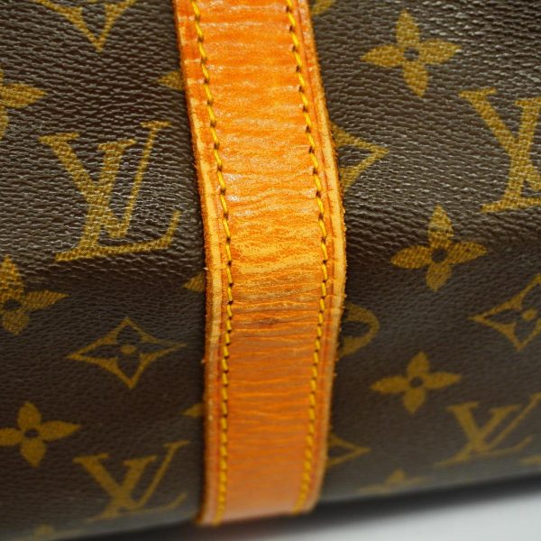 1240001053225 7 Louis Vuitton Keepall Bandouliere 50 Monogram Bag Brown