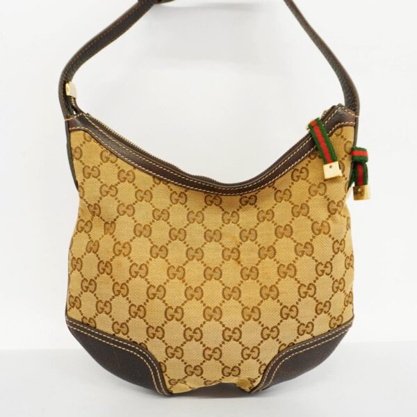 1240001053228 13 Gucci Sherry Line GG Shoulder Bag Brown