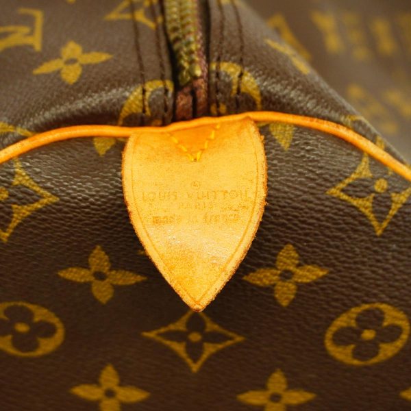 1240001053236 5 Louis Vuitton Keepall 55 Monogram Bag Brown