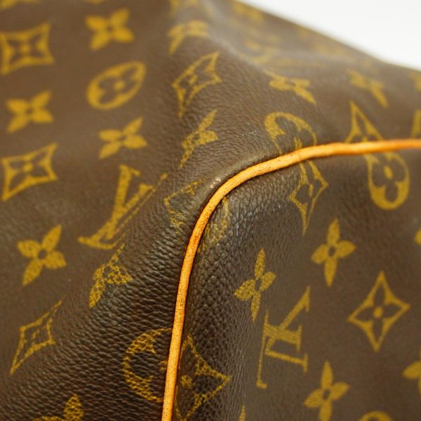 1240001053236 9 Louis Vuitton Keepall 55 Monogram Bag Brown